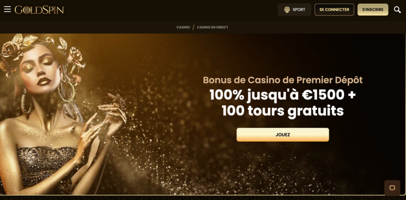 Meilleurs jeux sur Goldspin Casino en argent réel et en mode gratuit